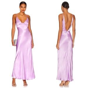 Bardot Capri Slip Dress - Lilac - Size 2 (XS)